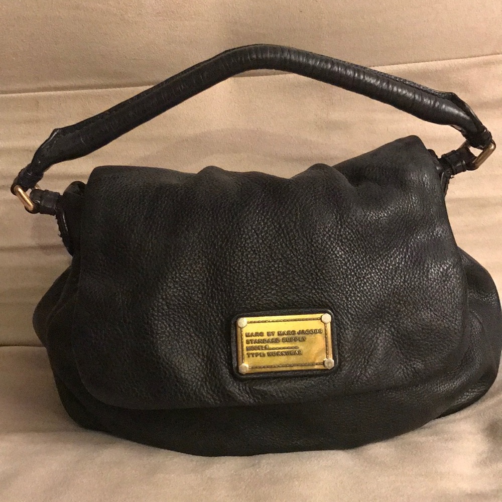 Marc By Marc Jacobs Black Leather Satchel